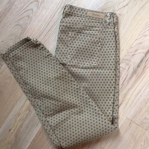 Zara Trafaluc Polka Dot Jeans